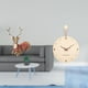thumbnail image 2 of Figuras de renos,Figuras de reno,alce,ciervo,estatua,decoración del hogar,Estatua de reno para mesa,adorno moderno para oficina,Reloj de pared,Reloj de pared decorativo para sala de, 2 of 8