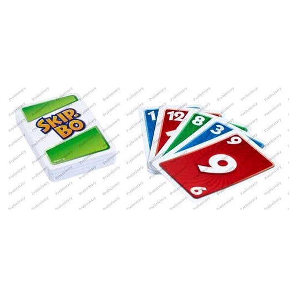 Skip-Bo Card Game for Kids, Adults & Game Night, Play Numbers in Order, 2 to 6 Players - image 5 of 6