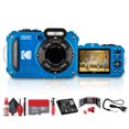 thumbnail image 1 of Kodak PIXPRO WPZ2 Digital Camera (Blue) | Waterproof, Shockproof & Dustproof Camera with 16MP Sensor, 1080p Video & 4x Optical Zoom | For Travel & Outdoor use + 32GB Card + Vlogger Tripod + More, 1 of 7