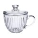 thumbnail image 1 of Portable Decorative Breakfast Cup Glass Bowl With Handle for Cereal, Milk, Oats, Yogurt – Premium Household Glassware for Daily Use & Home Decor, 1 of 4