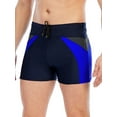 thumbnail image 3 of DODOING Men's Jammers Swim Trunks Swimsuit Quick Dry Endurance Long Racing Training Athletic Swimming Long Swimsuit for Training, 3 of 7