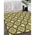 thumbnail image 2 of Ahgly Company Indoor Rectangle Patterned Mustard Yellow Area Rugs, 7' x 10', 2 of 6