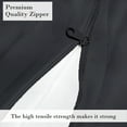 thumbnail image 4 of HNB Store Zipper Fitted Sheet Only, Full XL Size 12" Deep Pocket 600TC Pure Egyptian Cotton - Dark Grey, 4 of 6