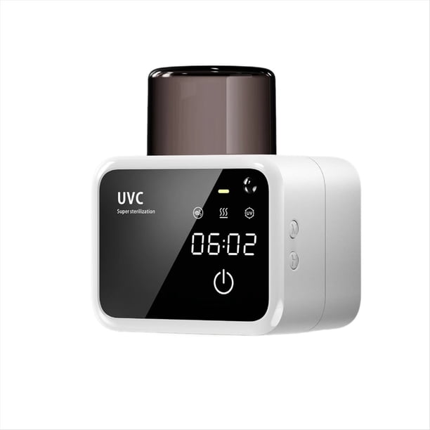 y Secador de Cepillos de Dientes UV Inteligente, Recargable, con Pantalla LED, Soporte para Cepillos de Dientes de Pared y Accesorios de Baño A