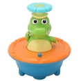 thumbnail image 2 of Water Spray Crocodilian, Unique Design Colorful Adorable Bath Toy  For Pool For Bathroom For Toddler Orange, 2 of 8