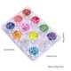 thumbnail image 4 of Mezclados De Alto Brillo Reflectante Láser Brillo Lentejuelas Uñas Arte Pigmento Decoración Manicura Para Belleza Hecha A Mano Casera 12 Colores Kearding CE002903-00, 4 of 7