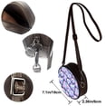 thumbnail image 5 of Lsque pinkk flower crystal Skull Pattern Shoulder Bag – Microfiber Leather Crossbody with Detachable Strap & Handle Ring, Waterproof & Durable, Elegant Everyday Carry, 5 of 5