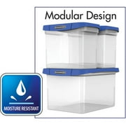 Bankers Box Heavy Duty Plastic File Storage 14 1/4 x 8 3/5x 11 Clear 0086301