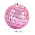 thumbnail image 3 of Kumdkd 4" Pink Mirror Christmas Ball Ornaments - Shatterproof Foam Decorative Spheres for Tree, Wedding & Photography Backdrops, 3 of 6
