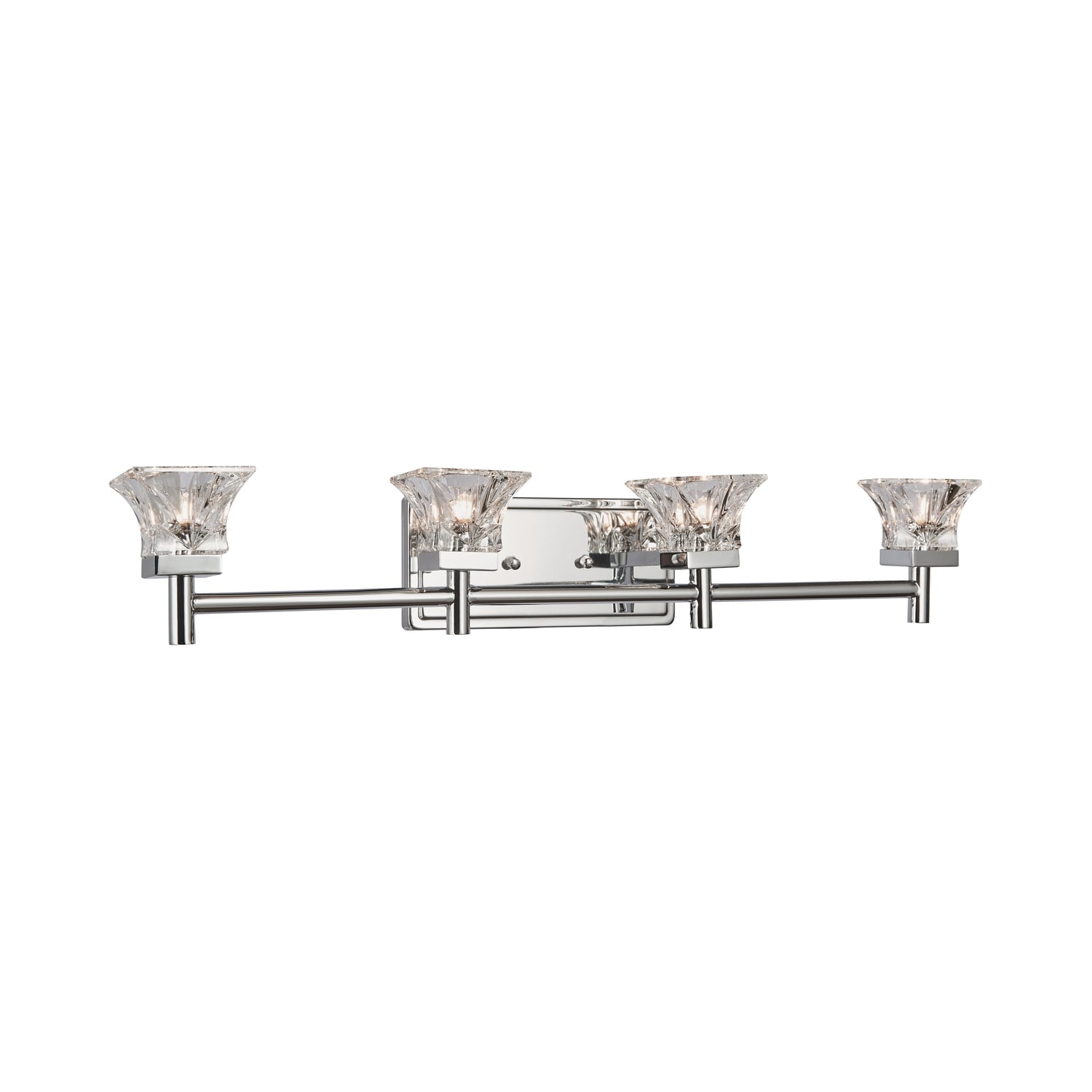 Dainolite 4 Light Halogen Vanity, Polished Chrome finish