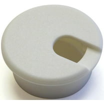 Jandorf 61622 Desk Grommet, 1-1/2 in Dia Cable, Polystyrene, Pure White
