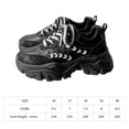 thumbnail image 3 of Zapatillas de deporte gruesas para mujer, informales, cómodas, antideslizantes para actividades al aire libre Likrtyny Tenis De Mujer Tenis De Hombre, 3 of 8
