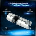 thumbnail image 4 of Yeacher Adjustable Hand Shower Bracket for Slide Bar 18-25MM Diameter Polished Chrome Replacement Handheld Shower Head Holder, 4 of 7