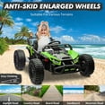 thumbnail image 2 of Yeshouse 24V Kids Ride on UTV, Electric Powered Toddler Ride on Toy Car with Remote Control, LED Lights, MP3 Player, Bluetooth, Green, 2 of 7