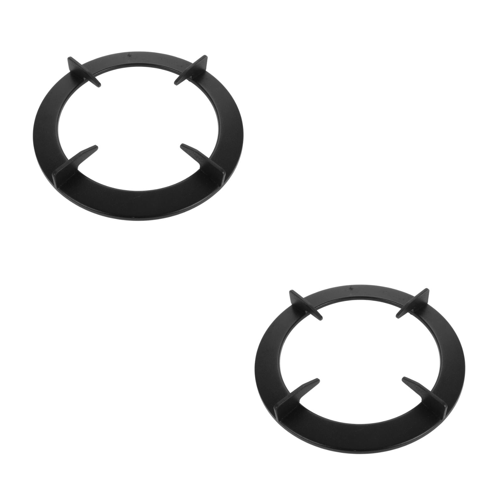 GOOHOCHY Raindrops 2pcs Nonslip Wok Supporting Rings for Gas Stove Cooktop Iron Wok Support Small Pot Rack Anti Skid Design