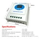 thumbnail image 4 of Fawoonu Smart MPPT Solar Charge Controller with Dual USB Output and LCD Display YCX-131-150A White/Blue - Versatile Modes & Wide Applications, 4 of 6