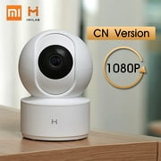 Version CN Xiaomi IMILAB Caméra Vision nocturne infrarouge Panoramique intelligente 1080 degrés Al Humanoïde Détection H.265 Maison intelligente Caméra sans fil APP Télécommande