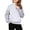 White, variant on YunPes Boys Girls Solid Color Half Zip Sweatshirt Thumbhole Sweatshirt Winter Clothes for Teen Girls