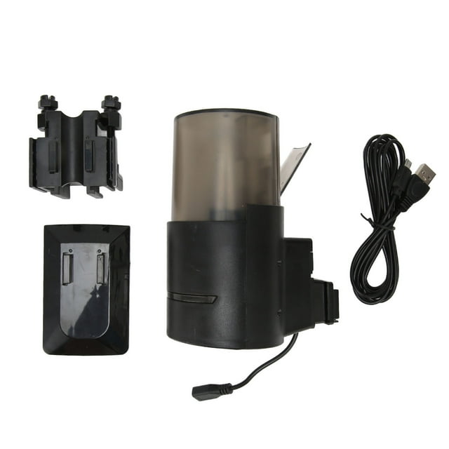 Alimentador automático de peces con control remoto WiFi, temporizador inteligente, dispensador de comida para peces ajustable para vacaciones
