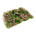 thumbnail image 4 of Césped artificial estático con forma de racimo de flores para decorar con arena y ferrocarril. Rosa rojo, 4 of 9