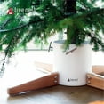thumbnail image 2 of Tree Nest Christmas Tree Stand Base for Real 10ft Trees Nordic Style Decoration Timber, Large (White), 2 of 6