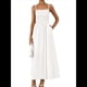 thumbnail image 1 of Vestidos Largos de Verano para Mujer, Vestido Informal con Tirantes Finos, Fruncido, Corte A, y Fluido. XXL, 1 of 7