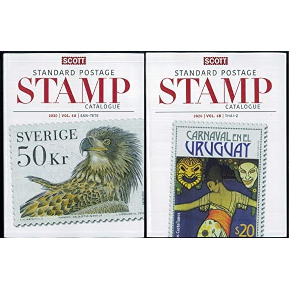 Pre-Owned Scott Catalogues: 2020 Scott Standard Postage Stamp Catalogue Volume 6: Countries San-Z of the World : 2020 Scott Volume 6 Stamp Catalogue (2 Book Set) Covering Countries San-Z of the World (Series #2020) (Edition 176) (Paperback)