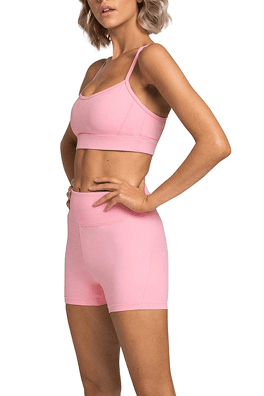 Pink hotsell workout clothes