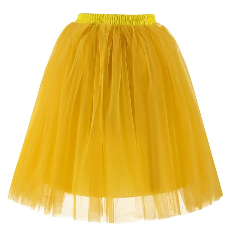 Tutu Underskirt Adult Yellow Tutu Underskirt Adult Yellow
