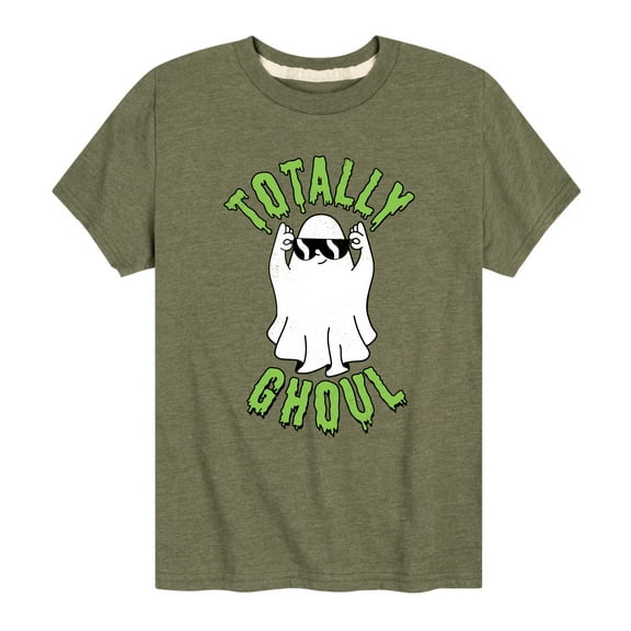 Instant Message - Fall - Totally Ghoul; Cool Ghost - Toddler & Youth Short Sleeve Graphic T-Shirt