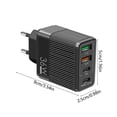 thumbnail image 3 of 36W Fast Charging Mobile Phone Charger 5V4A European and British 2PD+2USB Port Adapter Charging Head, 3 of 6