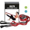 thumbnail image 1 of Stretching Strap With Loops - Non Elastic Stretch Band For Physical Therapy, Yoga Strap For Stretching Equipment, Stretch Bands For Exercise And Flexi, 1 of 5