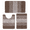 Coffee, variant on Bathroom Rugs, Yamaziot Bath Mat Set of 3, Absorbent Microfiber Bath Doormat, Non-Slip Shaggy Ultra Soft Bathroom Runner with U Shaped Contour Toilet Mat for Tub Front, Shower Inside Floor