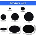 thumbnail image 7 of NOGIS 40 Pieces Down Jacket Patches Nylon Repair Tape Self-Adhesive Repair Patch with 8 Sizes for Jacket Tent Outerwear Repair, Round and Oval Shape（Black）, 7 of 7