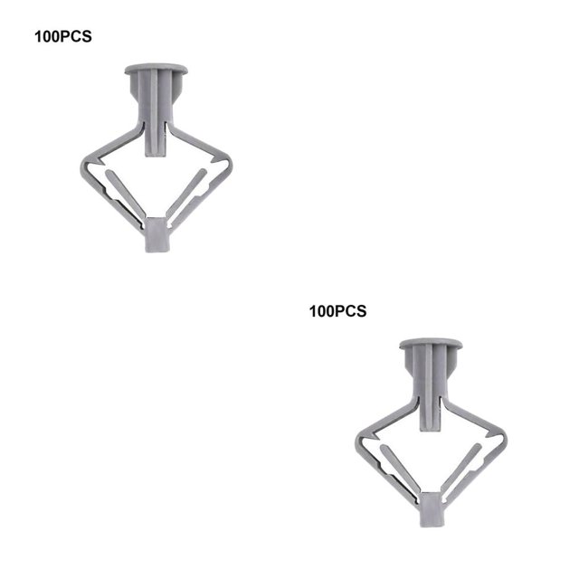 Riwesomey Kit de anclaje para paneles de yeso de expansión de 100 Uds. Con tornillos, pared autoperforante para el hogar, perforada especial para placa de Type3 NO3 Riwesomey CBP437068