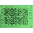 thumbnail image 1 of Ahgly Company Indoor Rectangle Oriental Emerald Green Industrial Area Rugs, 8' x 12', 1 of 4