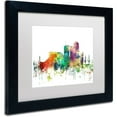 thumbnail image 2 of Trademark Fine Art "Tucson Arizona Skyline SP" Canvas Art by Marlene Watson, White Matte, Black Frame, 2 of 4