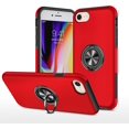 thumbnail image 1 of [PST] iPhone 7 / 8 / SE (2nd Gen.) Ring Case, Hybrid Magnetic Kickstand Case Cover with Invisible Ring Stand, 1 of 5