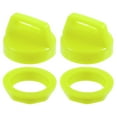 thumbnail image 1 of Unique Bargains 2 Set UTV ATV Ignition Key Cover Cap 5433534 with Cap Nut for Polaris for Ranger Brutus RZR Yellow, 1 of 7