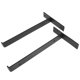 thumbnail image 2 of 2 Pcs Estantes flotantes Soportes de soporte Soporte de estante oculto Soporte de estante ciego, 2 of 8