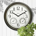 thumbnail image 2 of Westclox 20" Bronze Indoor or Outdoor Analog QA Wall Clock - 20 inch. Diam. x 2.25D, 2 of 5