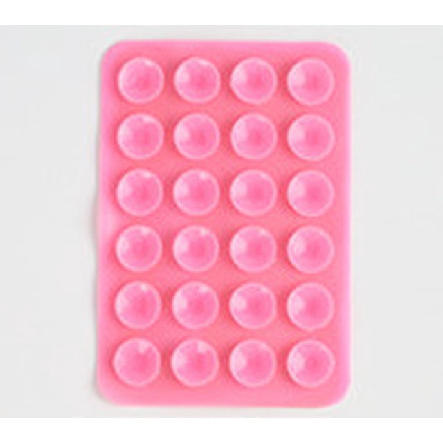 Funda de cuero con ventosa de silicona cuadrada de 24 granos, ventosa de arco, ventosa de silicona para teléfono móvil