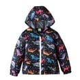 thumbnail image 2 of Shldybc Children Spring and Autumn Models Long Sleeved Printed Hooded Zipper Jacket Windbreaker Children Clothing, Baby Coat on Clearance( 4-5 Years, Multicolor ), 2 of 9