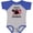 Baseball Heather and Royal, variant on Inktastic Valentine's Day Titi's Lovebug Boys or Girls Baby Bodysuit
