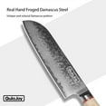 thumbnail image 4 of Qulajoy Santoku Knife 7 Inch, Professional Japanese Kitchen Knives 67-Layers Damascus Chef Knife, Sharp Cooking Knife for Home Outdoor with Ergonomic Wood Handle, 4 of 6