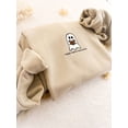 thumbnail image 3 of Ghosts Read More Books Halloween Embroidered Sweatshirt, 3 of 5