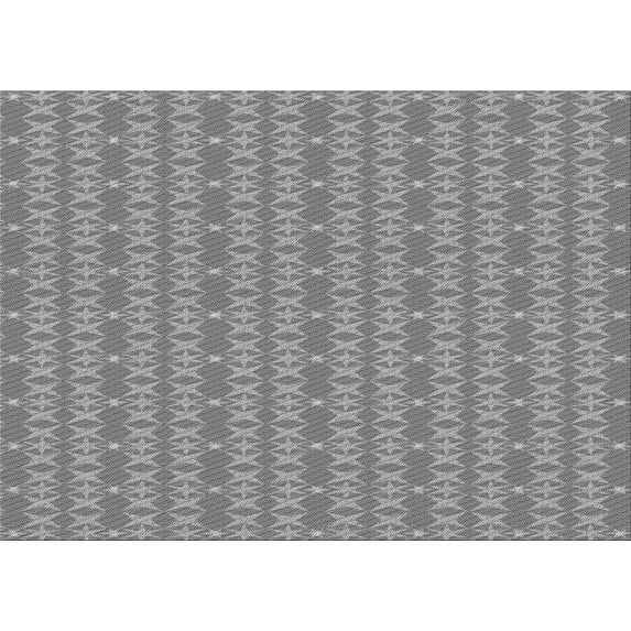 Ahgly Company Machine Washable Indoor Rectangle Transitional Dark Gray Area Rugs, 7' x 9'
