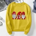 thumbnail image 3 of Pull de Noël pour Femmes Col Rond Cardigan d'Hiver Manches Longues Fermeture Blouse Mi-Longue Veste Imprimée Graphique Sweat à Capuche Mode Doux, 3 of 6