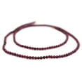 thumbnail image 3 of The Bead Chest Round Garnet Beads 3mm Purple Gemstone 16 Inch Strand, 3 of 4