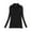 Black, variant on Women's Long Sleeve T-Shirt Turtleneck Lightweight Pullover Bottoming Tops